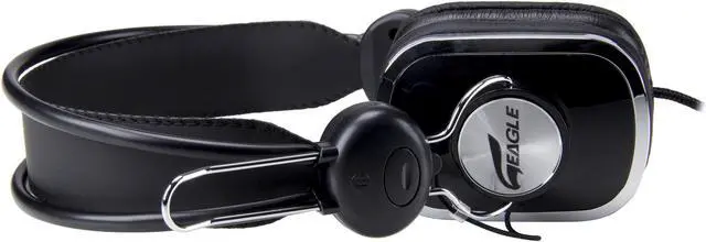 Alt view image 4 of 6 - EAGLE TECH Arion Black ET-ARHP100-BK 3.5mm Connector Circumaural Stereo Headphones for Computers / Smartphones / Tablets /MP3 Players