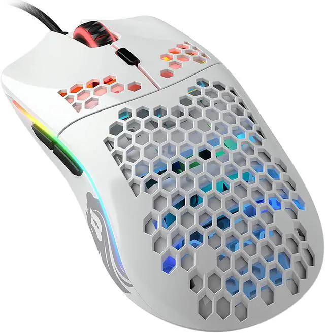 Main image of Glorious Model O Minus GOM-GWHITE Glossy White Gaming Mouse