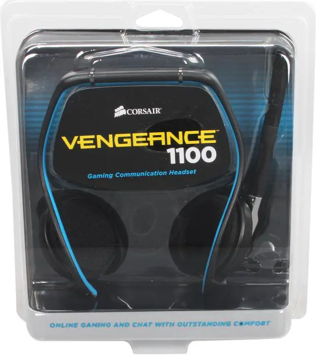 Alt view image 7 of 7 - Corsair Vengeance 1100 3.5mm/ USB Connector Supra-aural Communication Headset