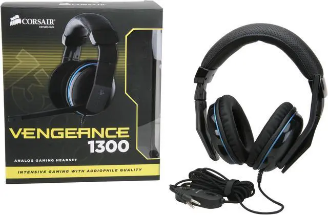 Alt view image 5 of 5 - Corsair Vengeance 1300 3.5mm Connector Circumaural Analog Gaming Headset