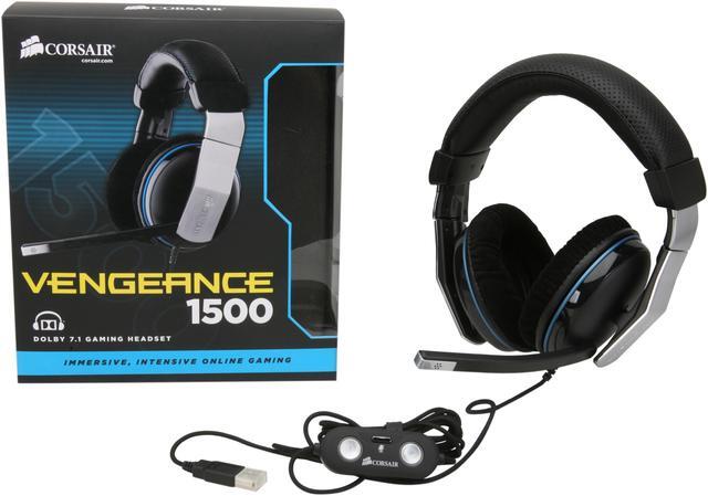 Alt view image 6 of 6 - Corsair Vengeance 1500 USB Connector Circumaural Dolby 7.1 Gaming Headset