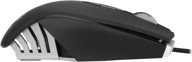 Alt view image 4 of 6 - Corsair Vengeance M60  Black 8 Buttons 1 x Wheel USB Wired Laser 5700 dpi Performance, FPS Gaming Mouse