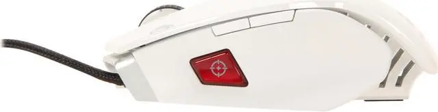 Alt view image 4 of 6 - Corsair Vengeance M65 CH-9000022-NA White 8 Buttons USB Wired Laser Gaming Mouse