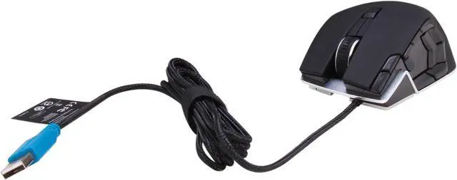 Alt view image 6 of 7 - Corsair Vengeance M95 USB Wired Laser Gaming Mouse - Black
