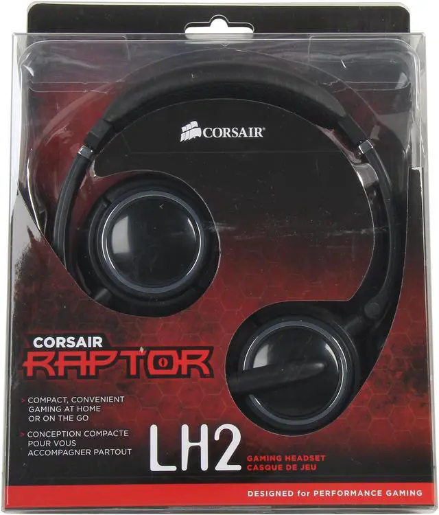 Alt view image 6 of 6 - Corsair Raptor LH2 3.5mm Connector Supra-aural Headset