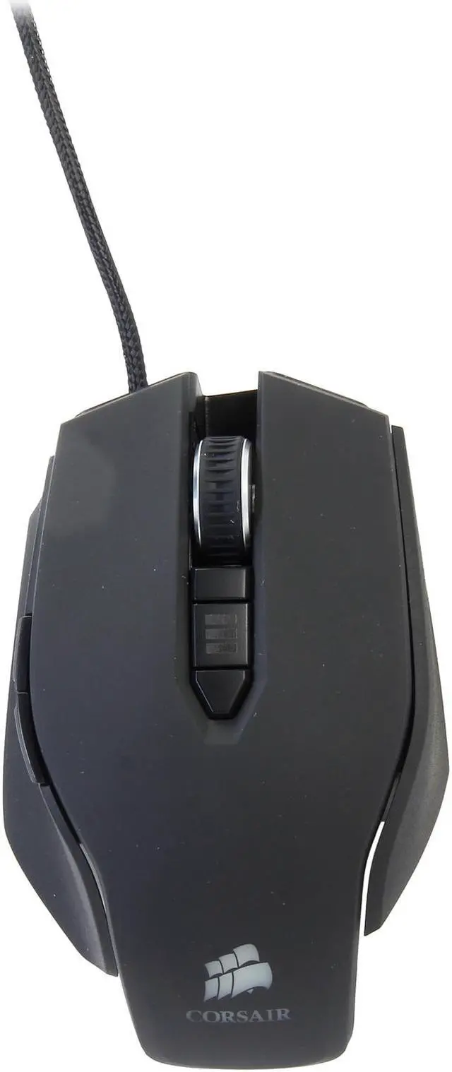 Alt view image 2 of 5 - Corsair Raptor M40 CH-9000041-NA Black 7 Buttons 1 x Wheel USB Wired Optical Gaming Mouse