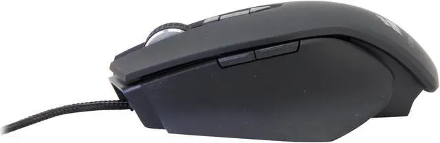 Alt view image 3 of 5 - Corsair Raptor M40 CH-9000041-NA Black 7 Buttons 1 x Wheel USB Wired Optical Gaming Mouse