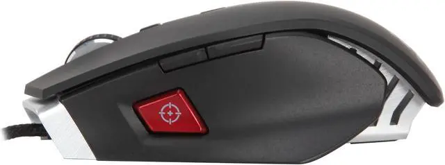 Alt view image 2 of 8 - Corsair Certified CH-9000005-NA Vengeance M60 Black 8 Buttons 1 x Wheel USB Wired Laser 5700 dpi Performance, FPS Gaming Mouse