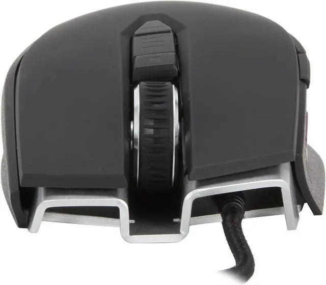 Alt view image 3 of 8 - Corsair Certified CH-9000005-NA Vengeance M60 Black 8 Buttons 1 x Wheel USB Wired Laser 5700 dpi Performance, FPS Gaming Mouse