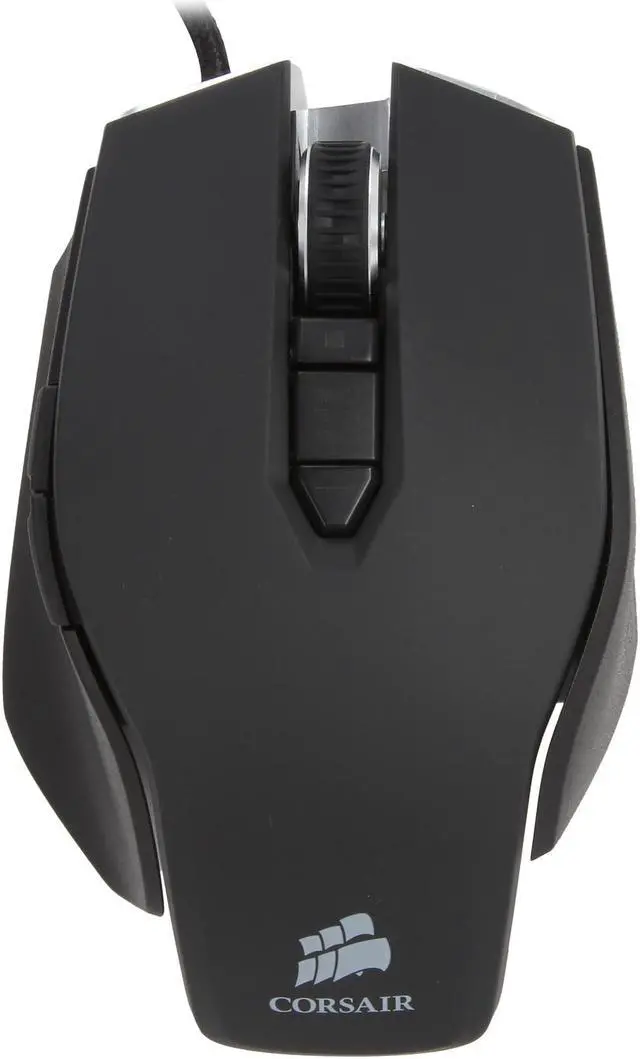 Alt view image 6 of 8 - Corsair Certified CH-9000005-NA Vengeance M60 Black 8 Buttons 1 x Wheel USB Wired Laser 5700 dpi Performance, FPS Gaming Mouse