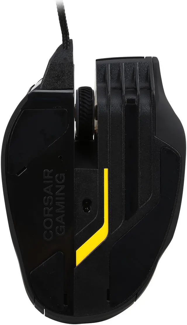 Alt view image 4 of 5 - Corsair SABRE USB Wired RGB Laser Gaming Mouse