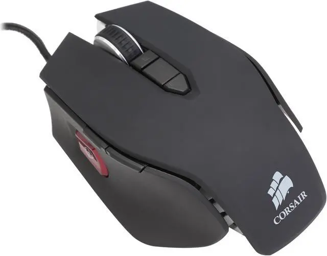 Main image of Corsair Certified CH-9000022-NA Vengeance M65 Gunmetal Black  8 Buttons 1 x Wheel USB Wired Laser 8200 dpi FPS Gaming Mouse