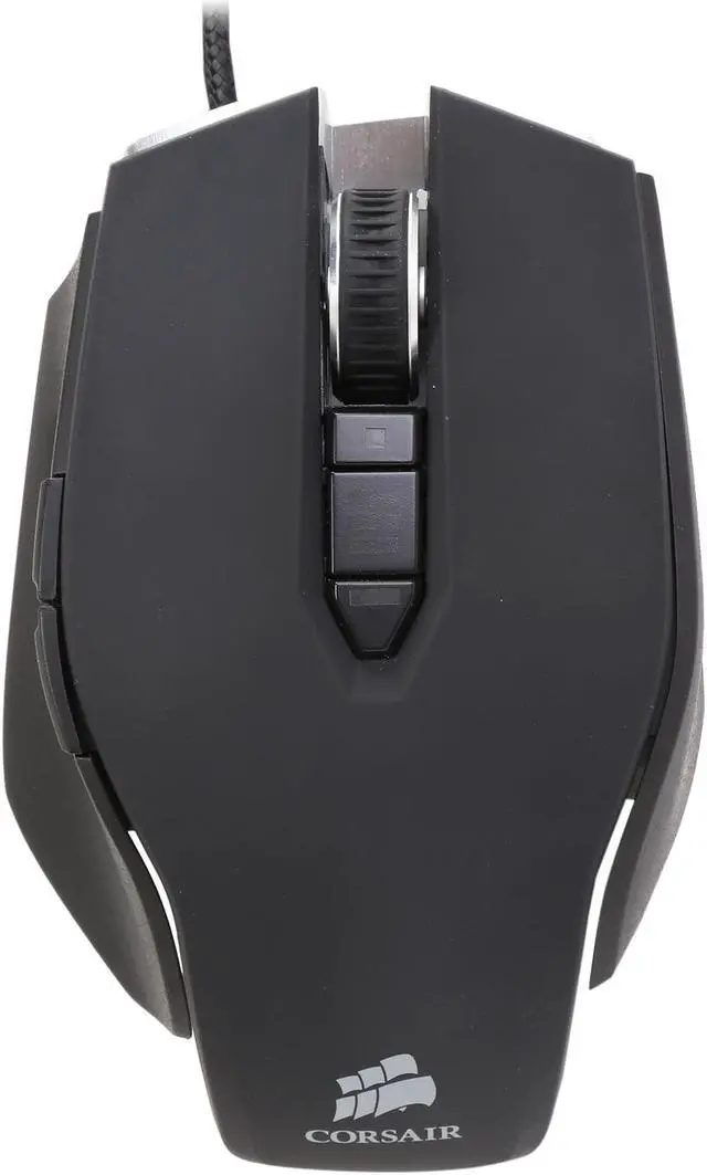 Alt view image 2 of 5 - Corsair Certified CH-9000022-NA Vengeance M65 Gunmetal Black  8 Buttons 1 x Wheel USB Wired Laser 8200 dpi FPS Gaming Mouse