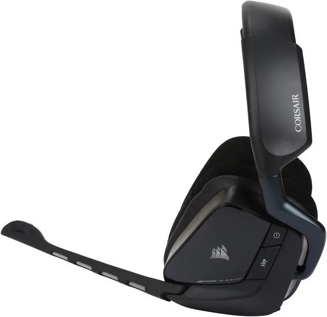Alt view image 3 of 7 - Corsair Gaming VOID Wireless RGB Gaming Headset - Carbon