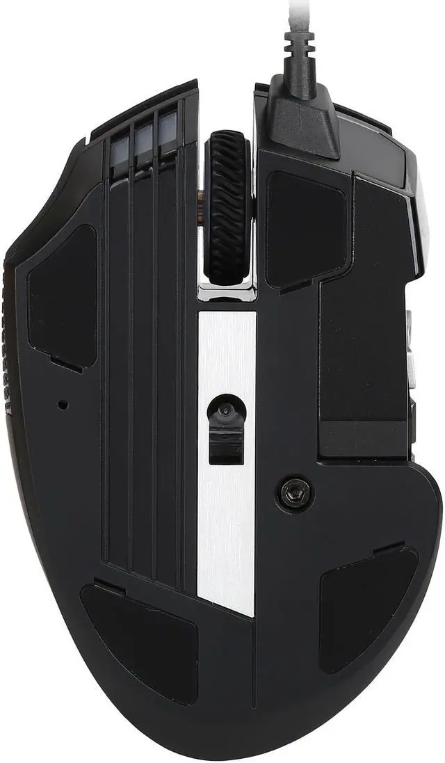 Alt view image 5 of 7 - Corsair Gaming SCIMITAR RGB MOBA/MMO Gaming Mouse, Black, Key Slider Mechanical Buttons, 12000 dpi, Multi color