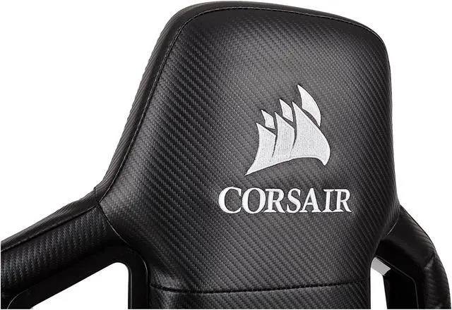 Alt view image 9 of 10 - Corsair T1 RACE, Gaming Chair, High Back Desk and Office Chair, Black / Black