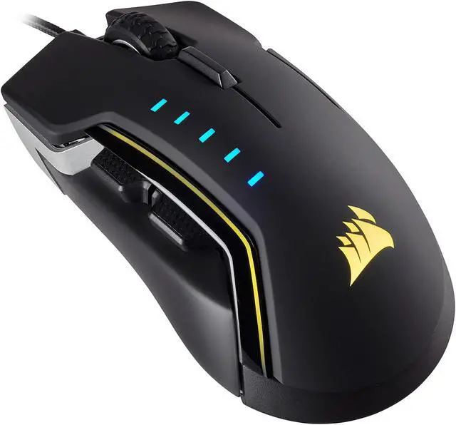 Main image of Corsair Gaming GLAIVE RGB Gaming Mouse, Backlit RGB LED, 16000 dpi, Optical, Aluminum