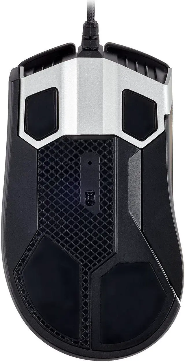 Alt view image 16 of 20 - Corsair Gaming GLAIVE RGB Gaming Mouse, Backlit RGB LED, 16000 dpi, Optical, Aluminum