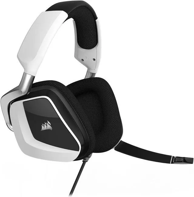 Alt view image 3 of 5 - Corsair Gaming VOID PRO RGB USB Premium Gaming Headset with Dolby Headphone 7.1, White