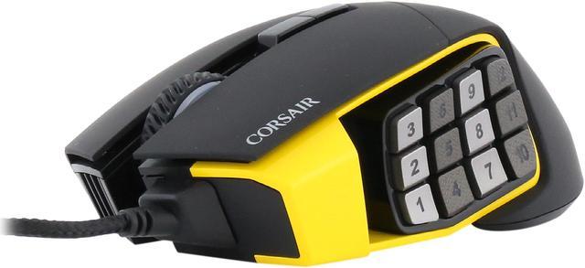 SCIMITAR PRO RGB Optical MOBA/MMO Gaming Mouse — Yellow