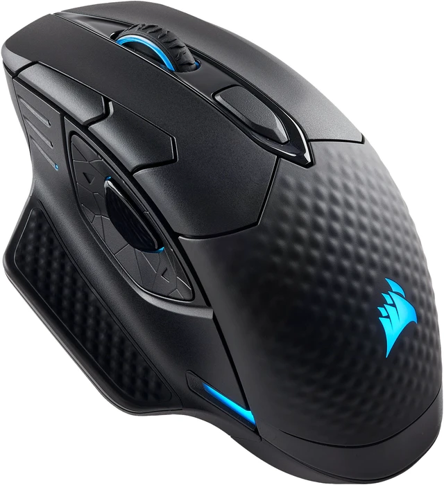 Main image of Corsair Dark Core RGB SE Performance Wired / Wireless Gaming Mouse with Qi Wireless Charging, Black, Backlit RGB LED, 16000 dpi, Optical