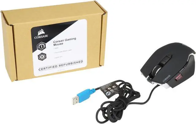 Alt view image 6 of 6 - Corsair M65 CH-9000113-WW/RF Gunmetal Black 8 Buttons 1 x Wheel USB Wired Laser Gaming Mouse