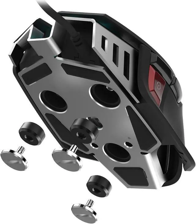 Alt view image 11 of 19 - Corsair M65 RGB Elite – Wired FPS and MOBA Gaming Mouse – Adjustable Weight and Balance – Durable Aluminum Frame – 18,000 DPI Optical Sensor , Black