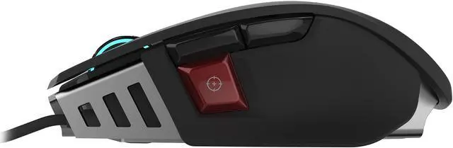 Alt view image 9 of 19 - Corsair M65 RGB Elite – Wired FPS and MOBA Gaming Mouse – Adjustable Weight and Balance – Durable Aluminum Frame – 18,000 DPI Optical Sensor , Black