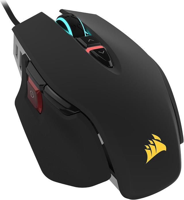 Corsair m65 elite rgb optique fps souris gaming (18 000 dpi optique  capteur, rétroéclairage rgb led, système d'ajustement du poids) - blanche  CH-9309111-EU - Conforama