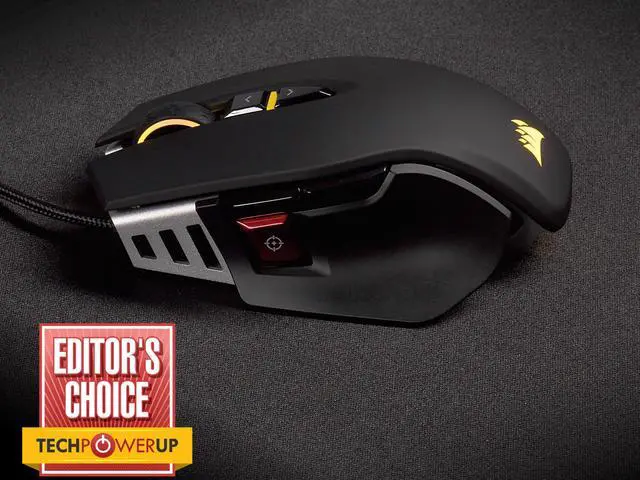 Alt view image 15 of 19 - Corsair M65 RGB Elite – Wired FPS and MOBA Gaming Mouse – Adjustable Weight and Balance – Durable Aluminum Frame – 18,000 DPI Optical Sensor , Black
