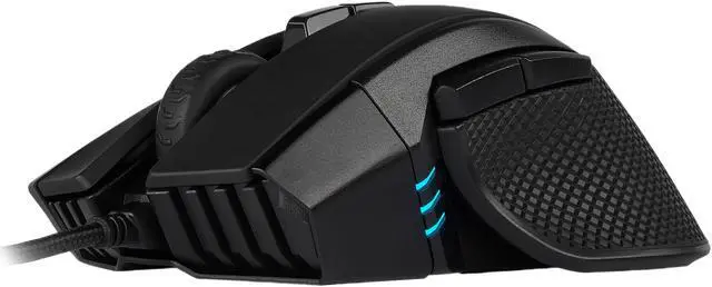 Alt view image 7 of 13 - CORSAIR IRONCLAW RGB, FPS/MOBA Gaming Mouse, Black, Backlit RGB LED, 18000 dpi, Optical