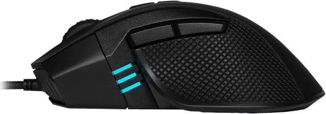 Alt view image 8 of 13 - CORSAIR IRONCLAW RGB, FPS/MOBA Gaming Mouse, Black, Backlit RGB LED, 18000 dpi, Optical