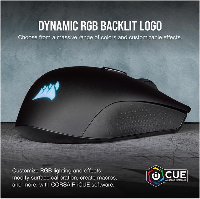 Alt view image 7 of 8 - Corsair Harpoon PRO - RGB Gaming Mouse - Lightweight Design - 12,000 DPI Optical Sensor, Wired Pro