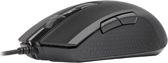Alt view image 4 of 20 - CORSAIR M55 RGB PRO Ambidextrous Multi-Grip Gaming Mouse, Black, Backlit RGB LED, 12400 dpi, Optical