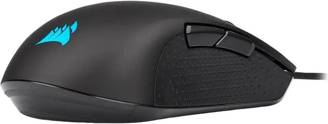 Alt view image 7 of 20 - CORSAIR M55 RGB PRO Ambidextrous Multi-Grip Gaming Mouse, Black, Backlit RGB LED, 12400 dpi, Optical