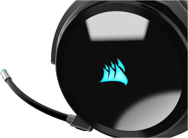 Alt view image 8 of 15 - Corsair Virtuoso RGB Wireless Gaming Headset - High-Fidelity 7.1 Surround Sound w/Broadcast Quality Microphone - Memory Foam Earcups - 20 Hour Battery Life - Works with PC, PS4 – Carbon, Premium