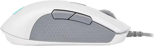 Alt view image 10 of 20 - Corsair M55 RGB PRO Ambidextrous Multi-Grip Gaming Mouse, White, Backlit RGB LED, 12400 dpi, Optical