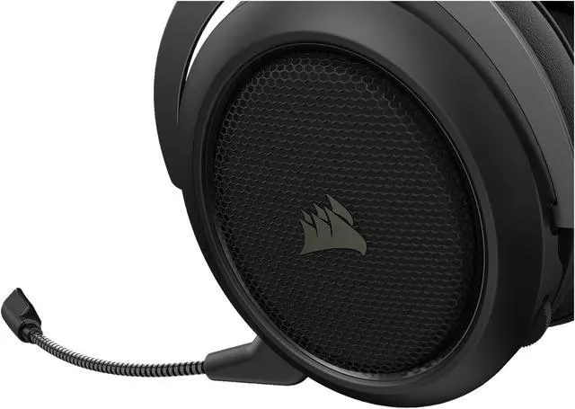 Alt view image 7 of 16 - Corsair HS70 Pro Wireless Gaming Headset - 7.1 Surround Sound Headphones for PC, MacOS, PS5, PS4 - Discord Certified - 50mm Drivers – Carbon