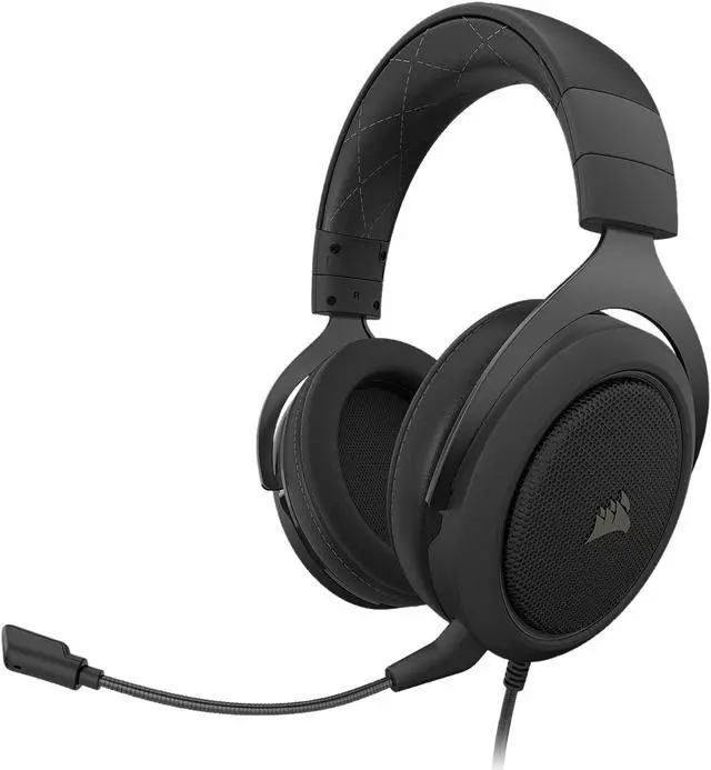 Main image of Corsair HS60 PRO - 7.1 Virtual Surround Sound Gaming Headset with USB DAC - Works with PC, Xbox Series X, Xbox Series S, Xbox One, PS5, PS4, and Nintendo Switch - Carbon (CA-9011213-NA)