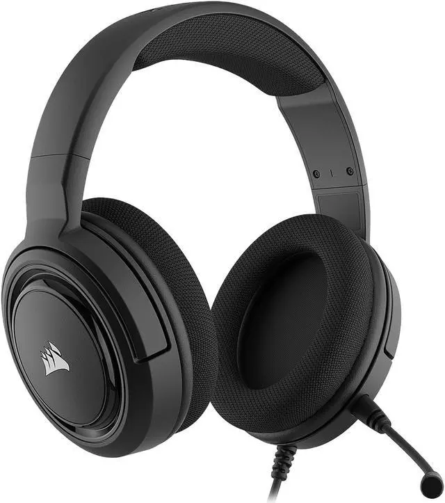 Alt view image 3 of 11 - CORSAIR HS45 SURROUND Stereo Gaming Headset with 7.1 Surround Sound, Carbon (CA-9011220-NA)