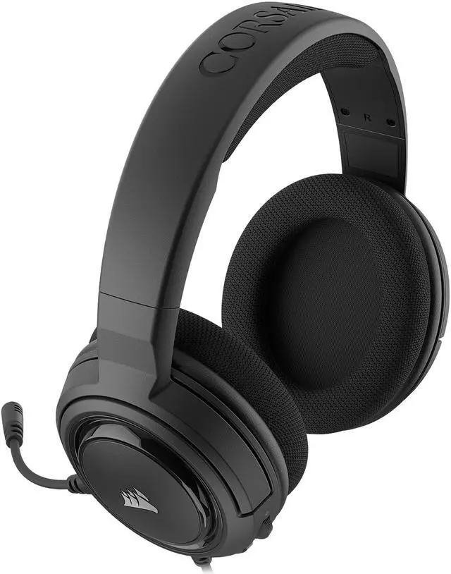 Alt view image 5 of 11 - CORSAIR HS45 SURROUND Stereo Gaming Headset with 7.1 Surround Sound, Carbon (CA-9011220-NA)