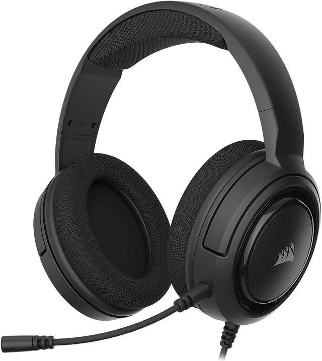 Alt view image 2 of 11 - CORSAIR HS45 SURROUND Stereo Gaming Headset with 7.1 Surround Sound, Carbon (CA-9011220-NA)