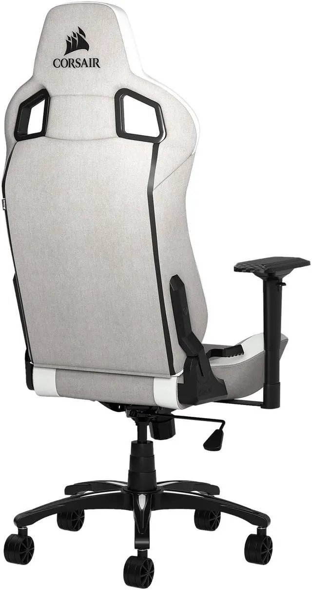Alt view image 7 of 9 - Corsair T3 RUSH Gaming Chair - Gray/White (CF-9010030-WW)