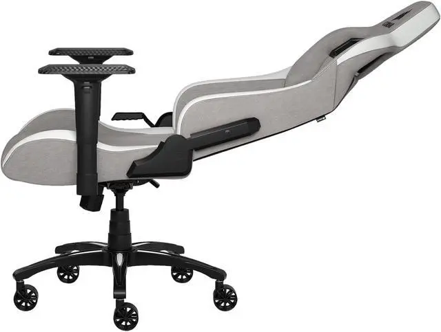Alt view image 9 of 9 - Corsair T3 RUSH Gaming Chair - Gray/White (CF-9010030-WW)