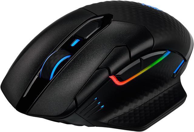 Alt view image 4 of 12 - Corsair DARK CORE RGB PRO CH-9315411-NA Black 8 Buttons 1 x Wheel USB 2.0 Type-A SLIPSTREAM/Bluetooth Wireless, Wired Optical FPS/MOBA Gaming Mouse, Backlit RGB LED