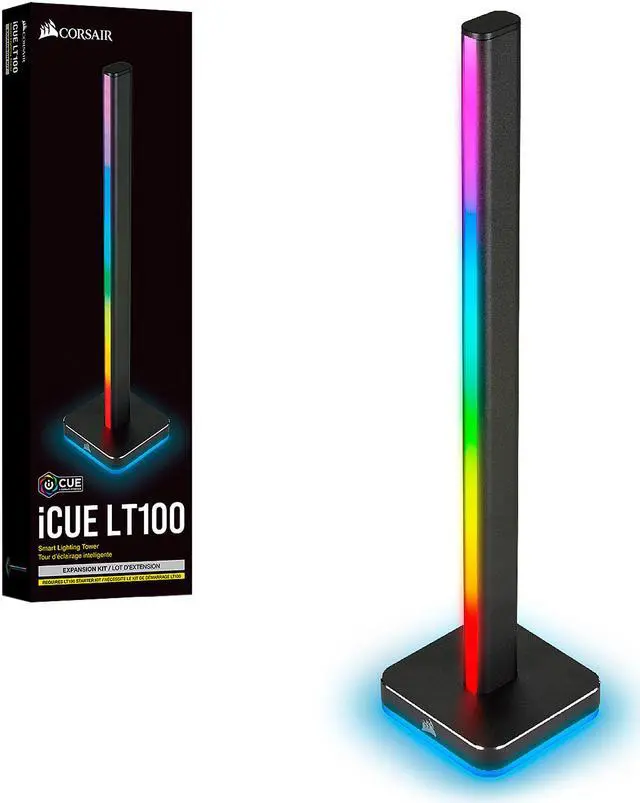 Alt view image 7 of 7 - Corsair iCUE LT100 Smart Lighting Tower Expansion Kit