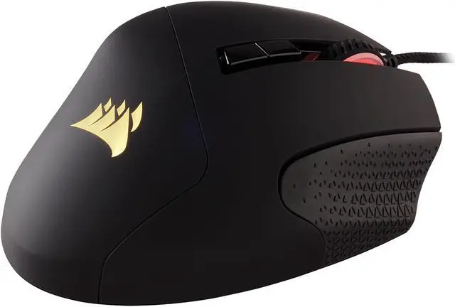 Alt view image 3 of 12 - Corsair SCIMITAR PRO RGB, MOBA/MMO Gaming Mouse, Black, Backlit RGB LED, 16000 DPI, Optical - CH-9304311-NA