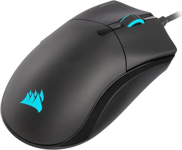 Alt view image 3 of 15 - CORSAIR SABRE RGB PRO CHAMPION SERIES FPS/MOBA Gaming Mouse - Ergonomic Shape for Esports and Competitive Play - Ultra-Lightweight 74g - Flexible Paracord Cable