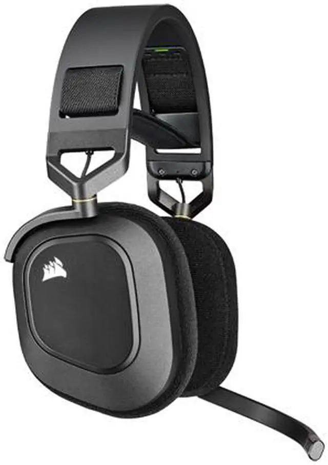 Alt view image 13 of 16 - Corsair HS80 RGB WIRELESS Premium Gaming Headset with Dolby Atmos Audio (Low-Latency, Omni-Directional Microphone, 60ft Range, Up to 20 Hours Battery Life, PS5/PS4 Wireless Compatibility) Black