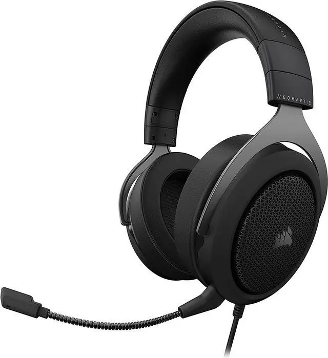 Main image of HS60 HAPTIC Stereo Gaming Headset with Haptic Bass — Carbon (CA-9011228-NA )